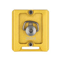 Bottom Side of the Promaster 3664 Q/R Plate for XC-M Ball Heads - Yellow