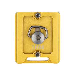 Bottom Side of the Promaster 3664 Q/R Plate for XC-M Ball Heads - Yellow