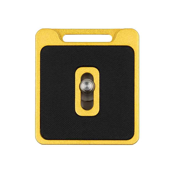 Top Side of the Promaster 3664 Q/R Plate for XC-M Ball Heads - Yellow