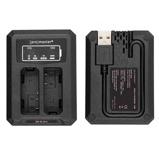 Promaster 4931 Dually Charger USB Nikon EN-EL14