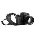 Attached Demonstration of the Promaster 5575 Camera Hand Strap - Large