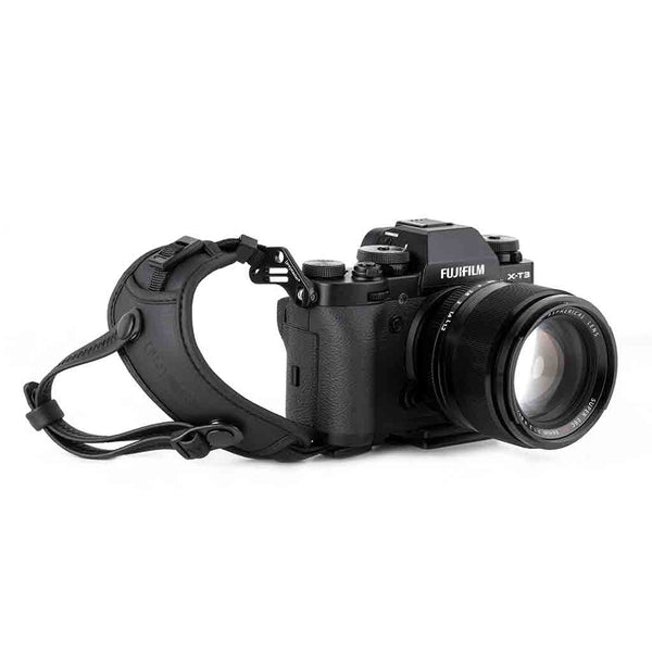 Attached Demonstration of the Promaster 5575 Camera Hand Strap - Large