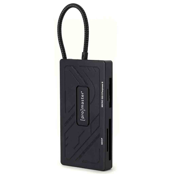 Top Side of the Promaster 77848 USB-C Multi Card Reader