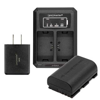 Promaster 85023 Battery & Charger Kit Canon LP-E6P
