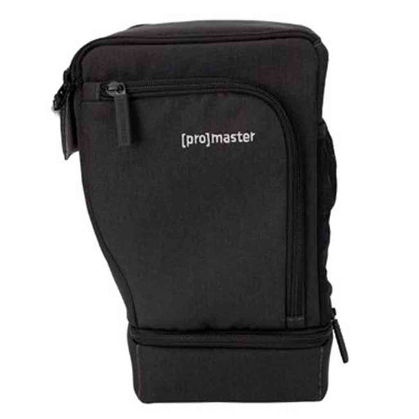 Front Side of the Promaster Cityscape 25 Holster Bag Grey