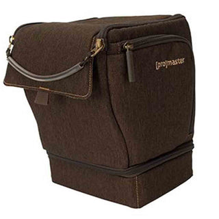 Fron Side of the Promaster Cityscape Holster Bag 16 Brown
