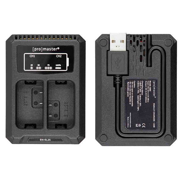 Promaster Dually Charger USB Nikon EN-EL25