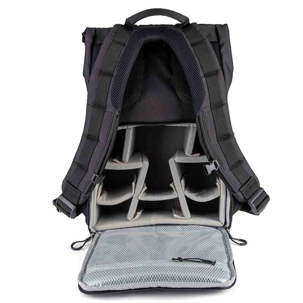 Camera Compartment of the Promaster Jasper 2.0 Medium Backpack Black