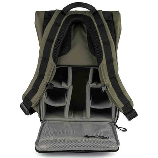 Camera Compartment of the Promaster Jasper 2.0 Medium Backpack Green