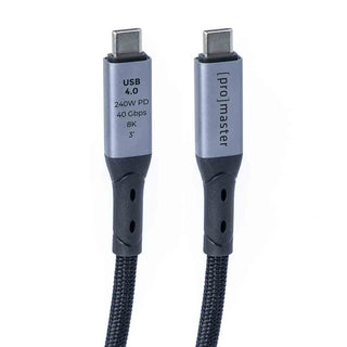 Promaster USB4 Cable C to C 240W PD - 3ft 89342