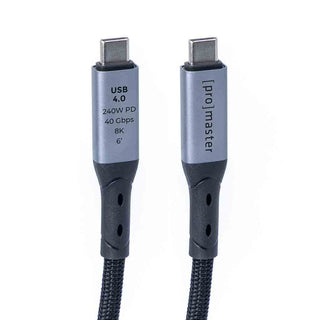 Promaster USB4 Cable C to C 240W PD - 13ft 89356