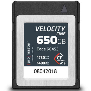Promaster Velocity CFexpress Type B 650GB Cine Card