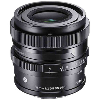 Front Element of the Sigma 35mm f/2 DG DN Contemporary Lens Sony E