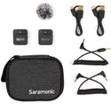 Box Contents of the Saramonic Blink 100 B1 Wireless Lavalier Microphone Kit