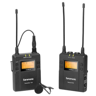 Wireless Lavalier Microphone Setup of the Saramonic UWMIC9 TX9 + RX9 Kit