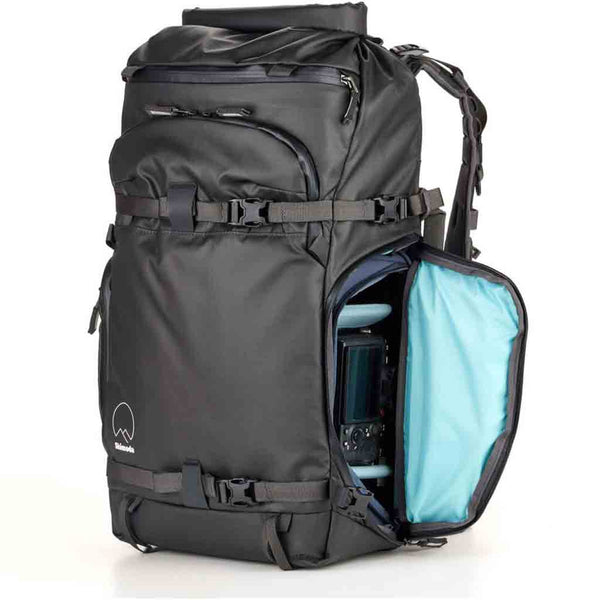 Side Access Pocket of the Shimoda Action X30 V2 Starter Kit Backpack Black
