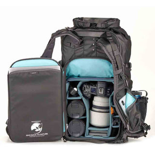 Camera Compartment of the Shimoda Action X40 V2 Kit Black