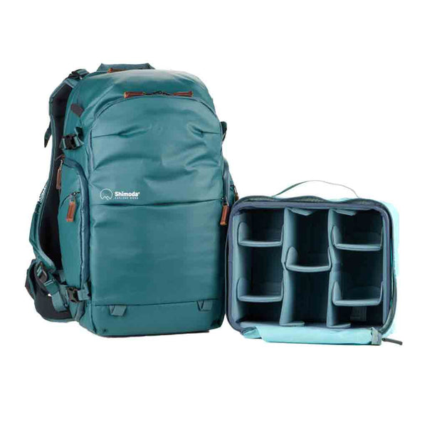 Small Mirrorless Core Unit Modular Camera Insert of the Shimoda Explore V2 25 Women's Starter Kit  Backpack Teal