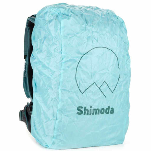 Rain Cover of the Shimoda Explore V2 Women's Starter Kit Backpack Teal