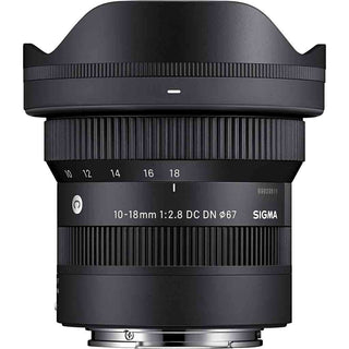 Lens Hood Attached to the Sigma 10-18mm f/2.8 DC DN Contemporary Lens Sony E