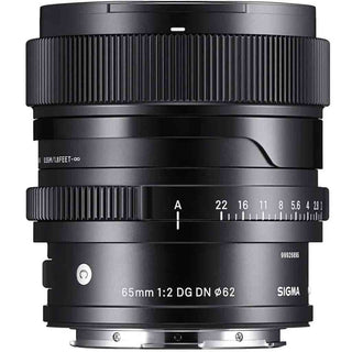 Top Side of the Sigma 65mm f/2 DG DN Contemporary Lens Sony E