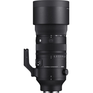 Top Side of the Sigma 70-200mm f/2.8 DG DN Sport Lens Sony E