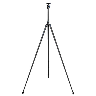 Standing Extended Postion of the Sirui AT125+E10 Carbon Fiber Travl Tripod KIt