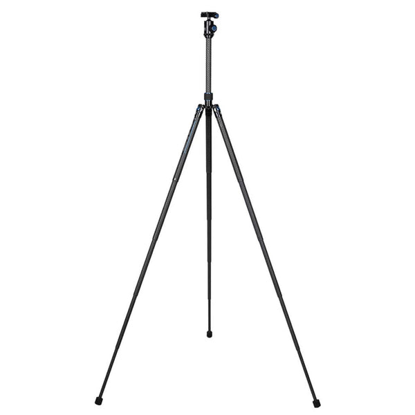 Standing Extended Postion of the Sirui AT125+E10 Carbon Fiber Travl Tripod KIt