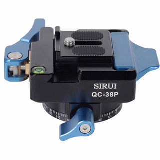 Front Side of the Sirui QC-38P Panoramic Quick Release Kit