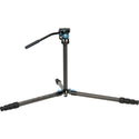 Standing Lowest Height Position of the Sirui ST124+VA5 Carbon Fiber Video Tripod Kit