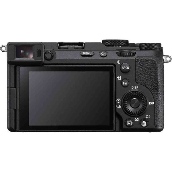 Rear Side of the Sony A7CII Body Black