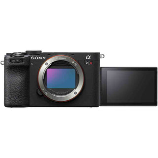 LCD Screen Selfie Mode of the Sony A7CR Body Black