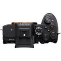 Top Side of the Sony A7R VI Mirrorless Camera Body