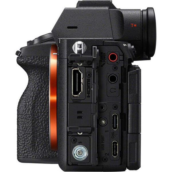 Port Side of the Sony A7R VI Mirrorless Camera Body
