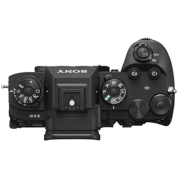 Top Side of the Sony A9 III Body
