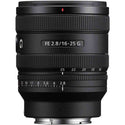 Top Side of the Sony FE 16-25mm f/2.8 G Lens