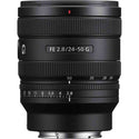 Top Side of the Sony FE 24-50mm f/2.8 G Lens