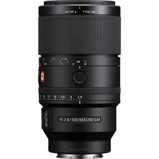 Top Side of the Sony FE 100mm f/2.8 GM Macro OSS