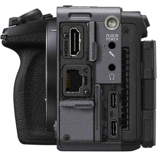 Port Side of the Sony FX5 Cinema Camera Body