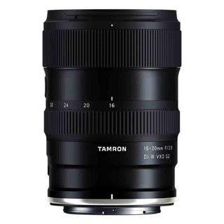 Top Side of the Tamron 16-30mm f/2.8 VXD G2 Nikon Z Lens