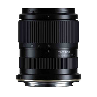 Top Side of the Tamron 16-50mm f/2.8 A Mirrorless Lens