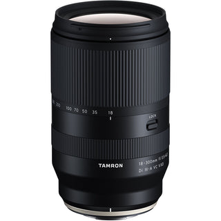 Top Side the Tamron 18-300mm f/3.5-6.3 Di III-A VC VXD Lens Fujilm X