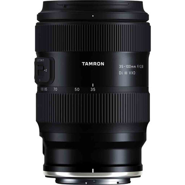 Top Side of the Tamron 35-100mm f/2.8 Di III VXD Lens Nikon