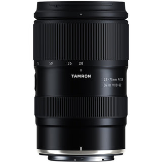 Top Side of the Tamron 28-75mm f/2.8 Di III VXD G2 Lens Nikon Z