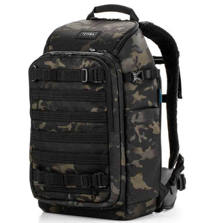 Front Side of the Tenba Axis V2 20L Backpack Multicam Black