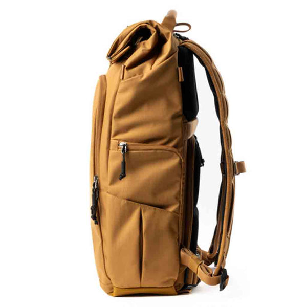 Side of the Think Tank Focuspoint 30L Backpack Golden Hour