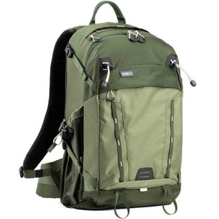 Front Side of the Think Tank Mindshift Backlight 26L Backpack Montane Green