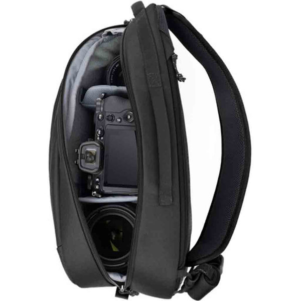 What Fits Demonstration of the Think Tank Turnstyle 11L Asphalt Sling Bag