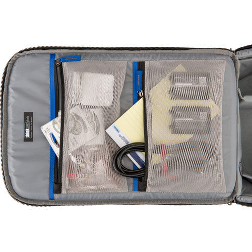 Interior Lid Pockets of the Think Tank Airport Advantage Roller Bag