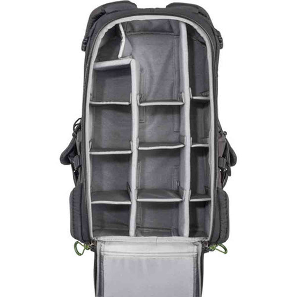 Empty Camera Compartment of the MindShift BackLight 26L Backpack Charcoal